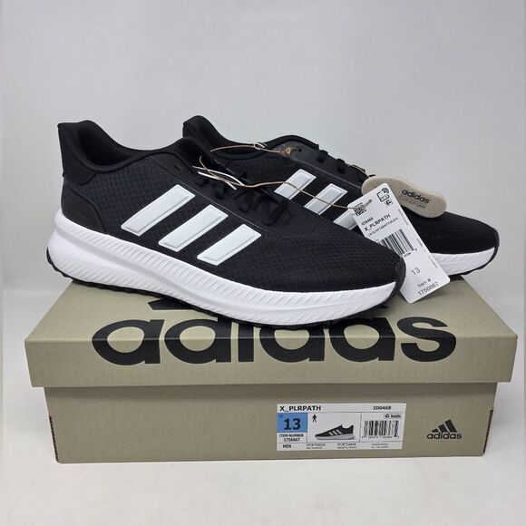 adidas Men\'s XPLR Path 2.0 3-Stripe Sneaker Black Size 13 NIB